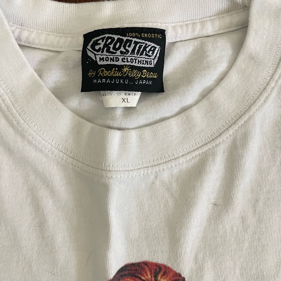 Never worn Erostika x Rockin Jelly Bean Back to the Future Silk Screen T-Shirt - Picture 3 of 3